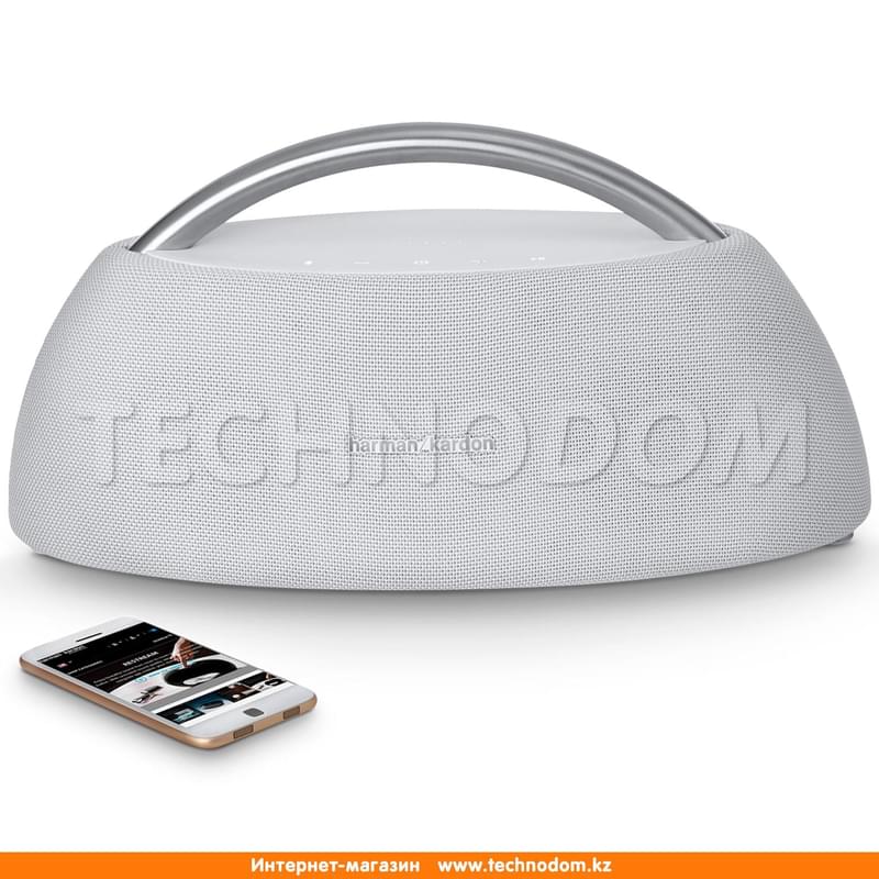 Колонки Bluetooth Harman Kardon Go Play Mini, White (HKGOPLAYMINIWHTEU) - фото #2, Technodom.kz