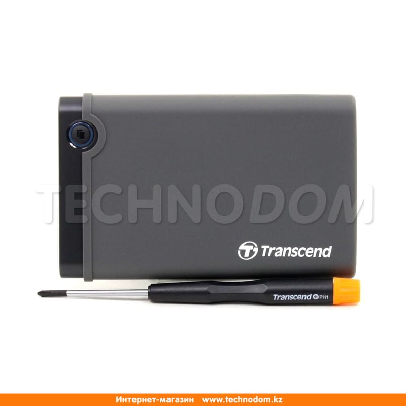 Комплект с корпусом Transcend для установки 2.5" 7мм SSD/HDD USB 3.0 (TS0GSJ25CK3) - фото #0, Technodom.kz