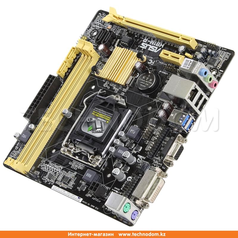 Материнская плата Asus H81M-R LGA1150 2DDR3 PCI-E 1x16 1x1 (DVI-D+VGA) mATX - фото #0, Technodom.kz