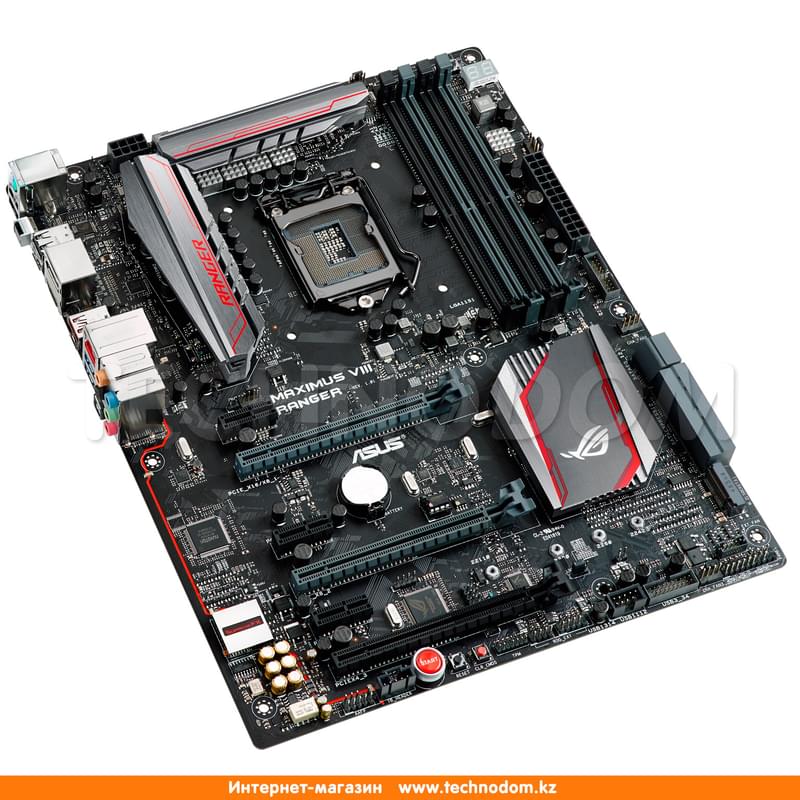 Материнская плата Asus MAXIMUS VIII RANGER LGA1151 Z170 4DDR4 PCI-E 3x16 3x1 (HDMI+DP) ATX - фото #0, Technodom.kz