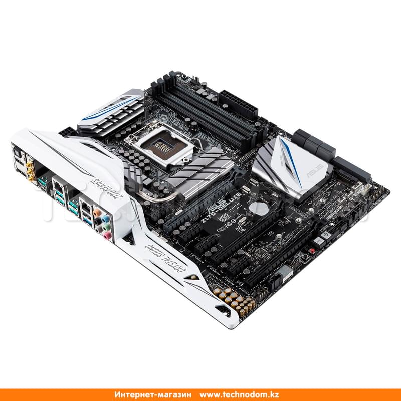 Материнская плата Asus Z170-DELUXE LGA1151 4DDR4 PCI-E 3x16 4x1 (HDMI+DP) ATX - фото #2, Technodom.kz