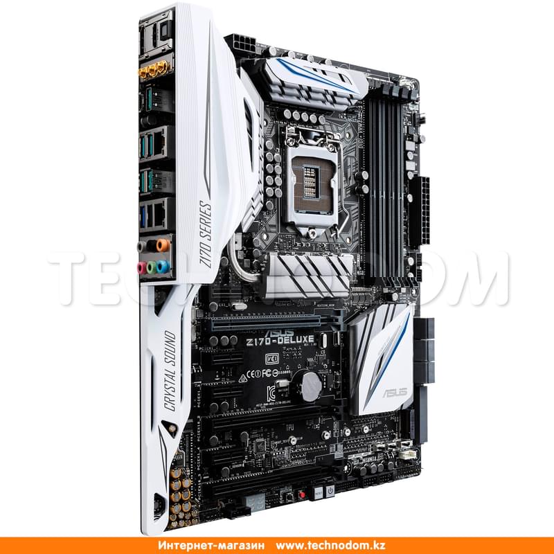 Материнская плата Asus Z170-DELUXE LGA1151 4DDR4 PCI-E 3x16 4x1 (HDMI+DP) ATX - фото #4, Technodom.kz