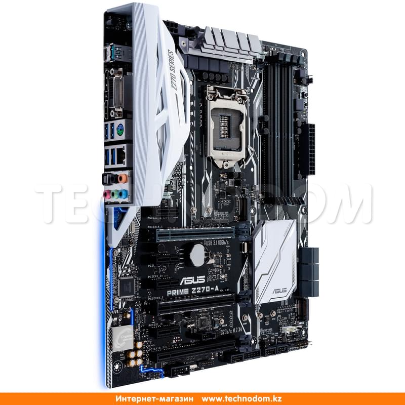 Материнская плата Asus PRIME Z270-A LGA1151 4DDR4 PCI-E 3x16 4x1 (HDMI+DVI-D+DP) ATX - фото #2, Technodom.kz