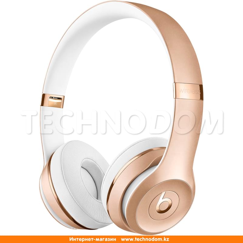 Наушники Накладные Beats Bluetooth Solo 3, Gold (MNER2ZM/A) - фото #0, Technodom.kz