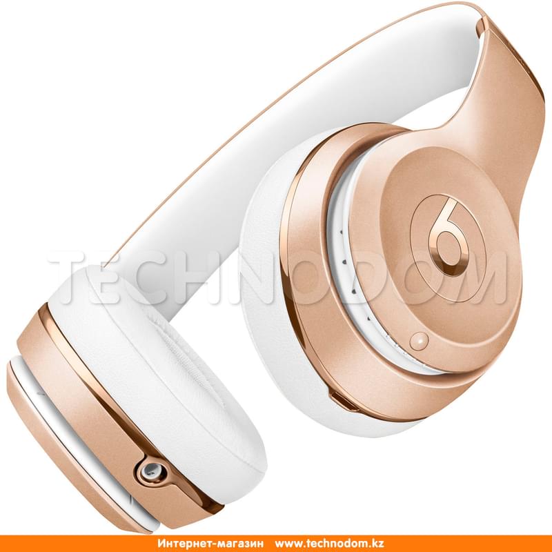 Наушники Накладные Beats Bluetooth Solo 3, Gold (MNER2ZM/A) - фото #5, Technodom.kz