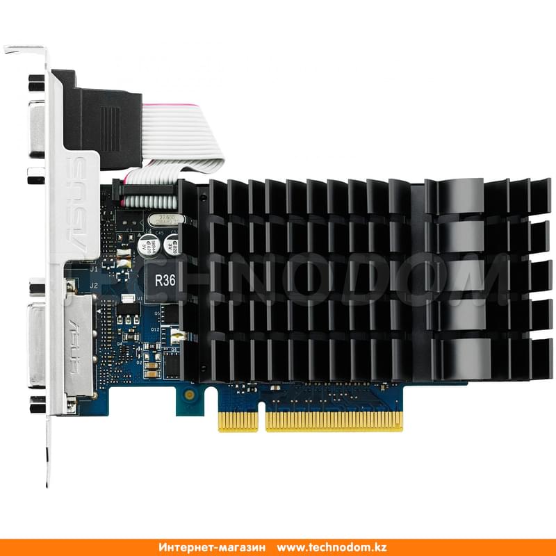 Видеокарта ASUS Nvidia GeForce GT 720 2Gb DDR3 (VGA+DVI+HDMI) - фото #0, Technodom.kz