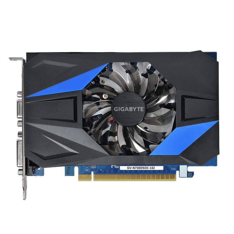 Видеокарта Gigabyte Nvidia GeForce GT 730 1Gb (VGA+2*DVI+HDMI)(GV-N730D5OC-1GI) - фото #0, Technodom.kz Видеокарта Gigabyte Nvidia GeForce GT 730 1Gb (VGA+2*DVI+HDMI)(GV-N730D5OC-1GI) - фото #0, Technodom.kz