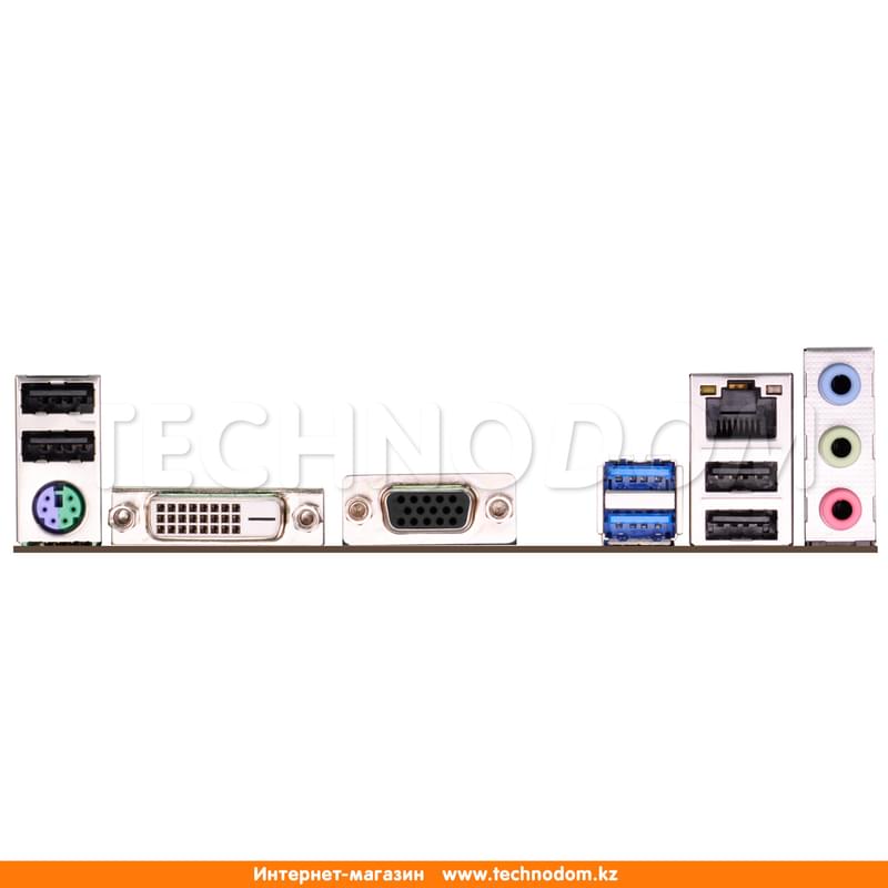 Материнская плата ASRock H81M-DGS r.2 LGA1150 2DDR3 PCI-E 1x16 1x1 (DVI-D+VGA) mATX - фото #3, Technodom.kz