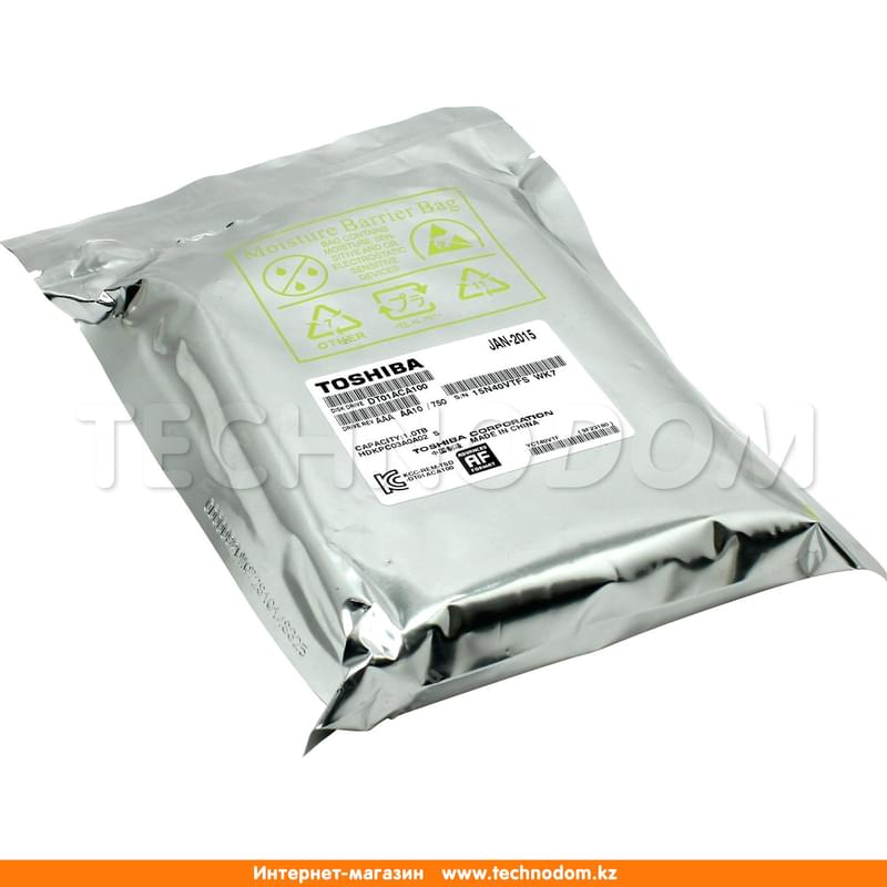 Внутренний HDD 3.5" 1TB Toshiba DT01ACA100 SATA-III (DT01ACA100) - фото #3, Technodom.kz