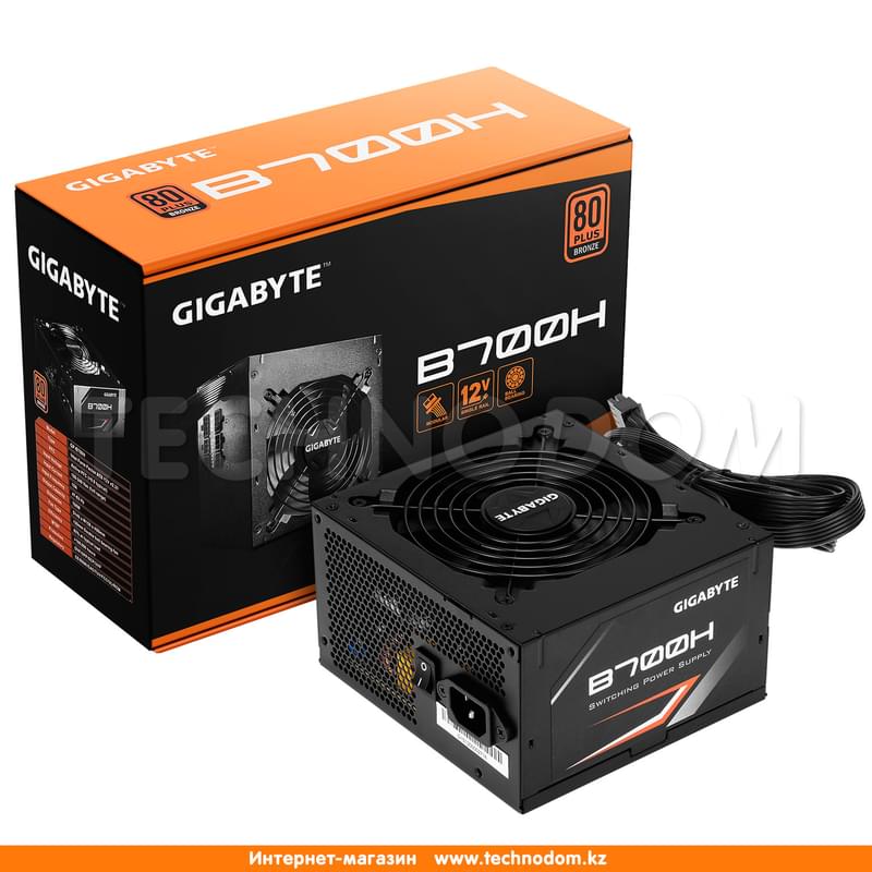 Блок питания Gigabyte ATX 700W (GP-B700H) 24+2x4+2x6/8пин - фото #3, Technodom.kz