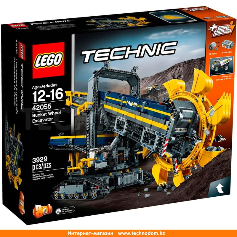 Дет. Конструктор Lego Technic, Роторный экскаватор (42055) - фото #0, Technodom.kz