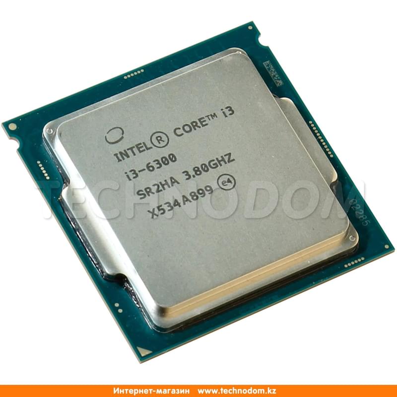 Процессор Intel Core i3-6300 (C2/T4, 4M Cache, 3.8GHz) LGA1151 OEM - фото #0, Technodom.kz