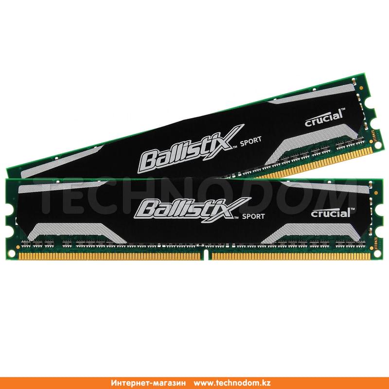 Оперативная память Crucial 8GB Kit (4GBx2) DDR3-1600 Ballistix UDIMM (BLS2CP4G3D1609DS1S00CEU) - фото #0, Technodom.kz