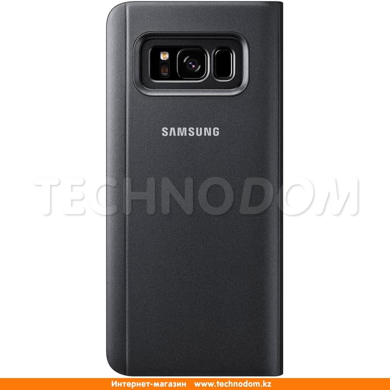 Чехол для Samsung Galaxy S8+/G955, Clear View Standing Cover, Black (EF-ZG955CBEGRU) - фото #1, Technodom.kz
