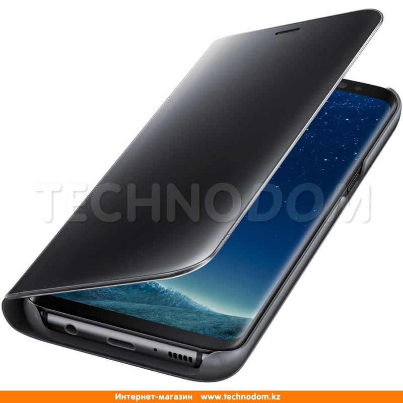Чехол для Samsung Galaxy S8+/G955, Clear View Standing Cover, Black (EF-ZG955CBEGRU) - фото #4, Technodom.kz
