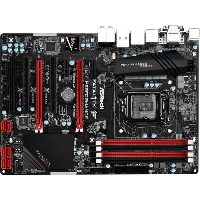 Материнская плата ASRock Fatal1ty H87 Performance LGA1150 4DDR3 PCI-E 2x16 2x1 (HDMI+DVI-D+VGA) ATX - фото #0, Technodom.kz Материнская плата ASRock Fatal1ty H87 Performance LGA1150 4DDR3 PCI-E 2x16 2x1 (HDMI+DVI-D+VGA) ATX - фото #0, Technodom.kz