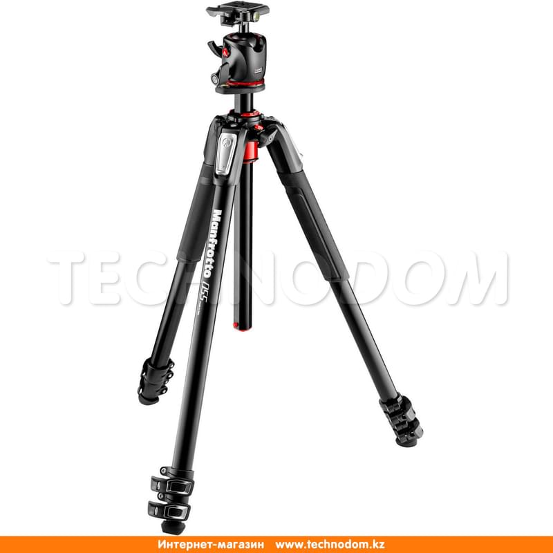 Штатив MANFROTTO 055 алюминиевый 3-секционный с шаровой головкой (MK055XPRO3-BHQ2) - фото #0, Technodom.kz
