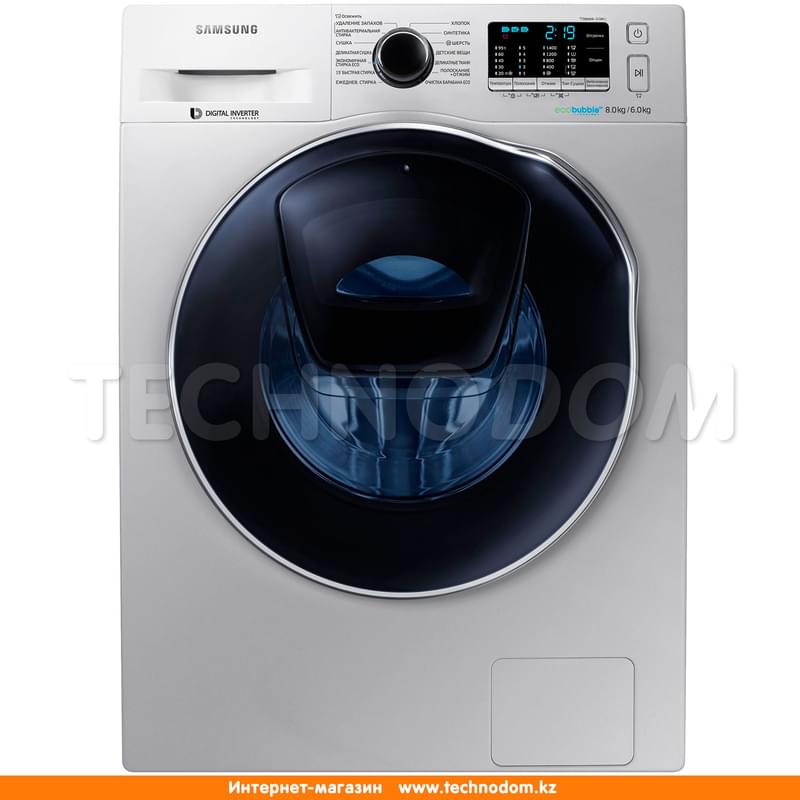 Стиральная машина с сушкой Samsung WD80K5410OS/LP - фото #0, Technodom.kz Стиральная машина с сушкой Samsung WD80K5410OS/LP - фото #0, Technodom.kz