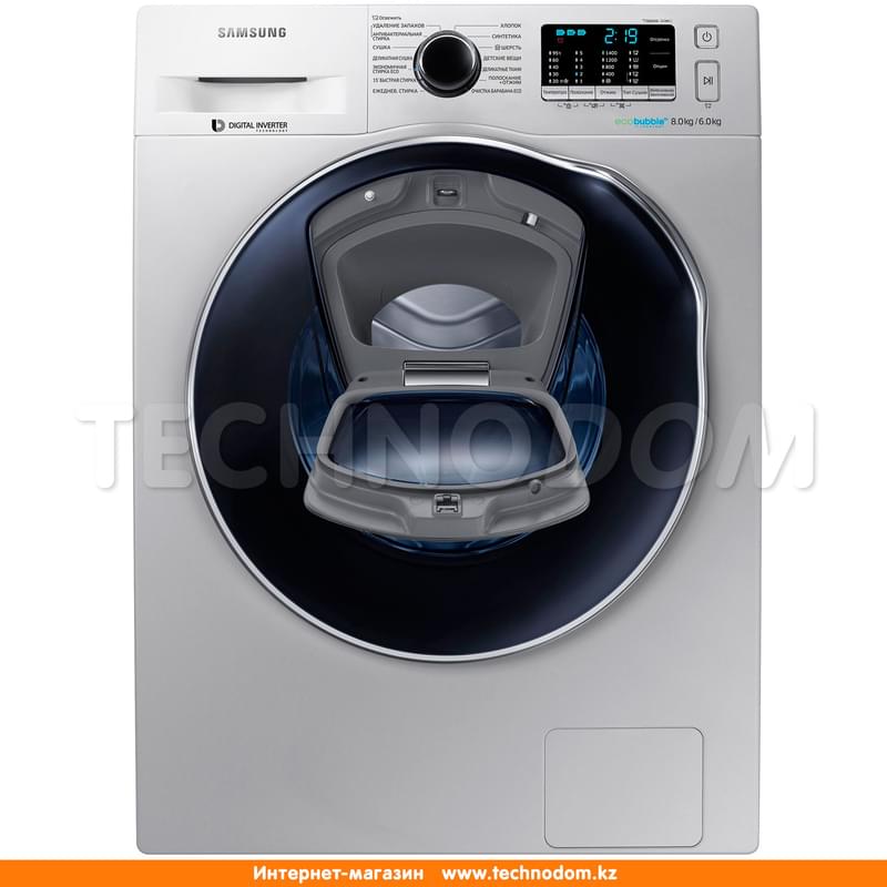 Стиральная машина с сушкой Samsung WD80K5410OS/LP - фото #1, Technodom.kz Стиральная машина с сушкой Samsung WD80K5410OS/LP - фото #1, Technodom.kz