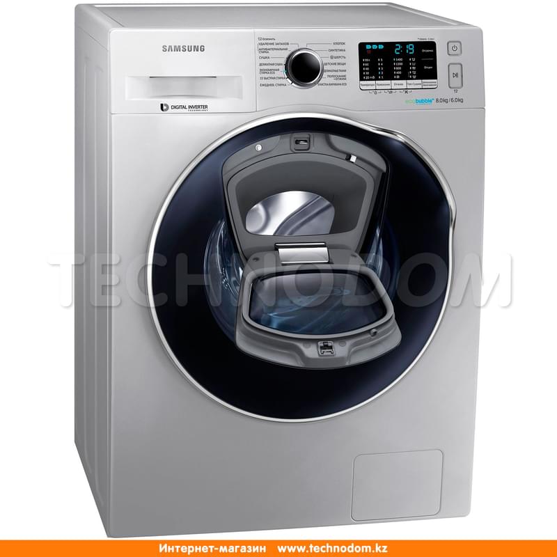 Стиральная машина с сушкой Samsung WD80K5410OS/LP - фото #8, Technodom.kz Стиральная машина с сушкой Samsung WD80K5410OS/LP - фото #8, Technodom.kz