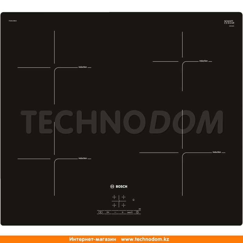 Bosch PUE-611BB1E кіріктірілген индукциялық ас пісіру панелі - фото #0, Technodom.kz