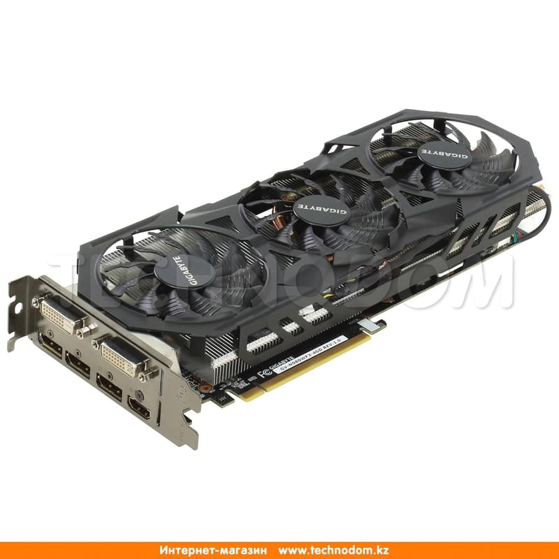 Видеокарта Gigabyte Nvidia GeForce GTX 980 4Gb (2*DVI+HDMI+3*DP)(GV-N980WF3-4GD) - фото #0, Technodom.kz
