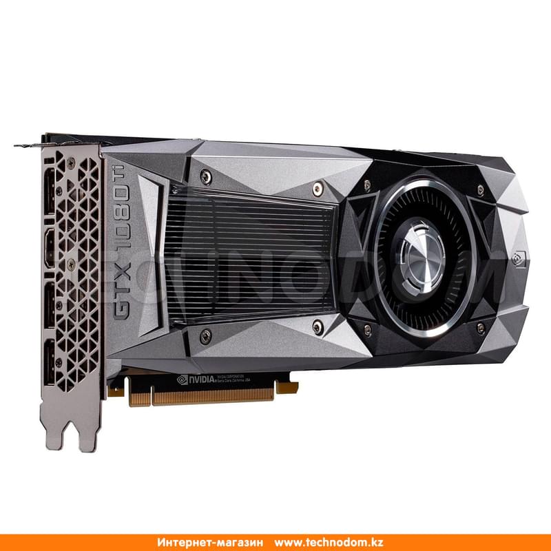 Видеокарта Gigabyte Nvidia GeForce GTX 1080 Ti 11Gb Founders Edition (HDMI+3*DP)(GV-N108TD5X-B) - фото #0, Technodom.kz
