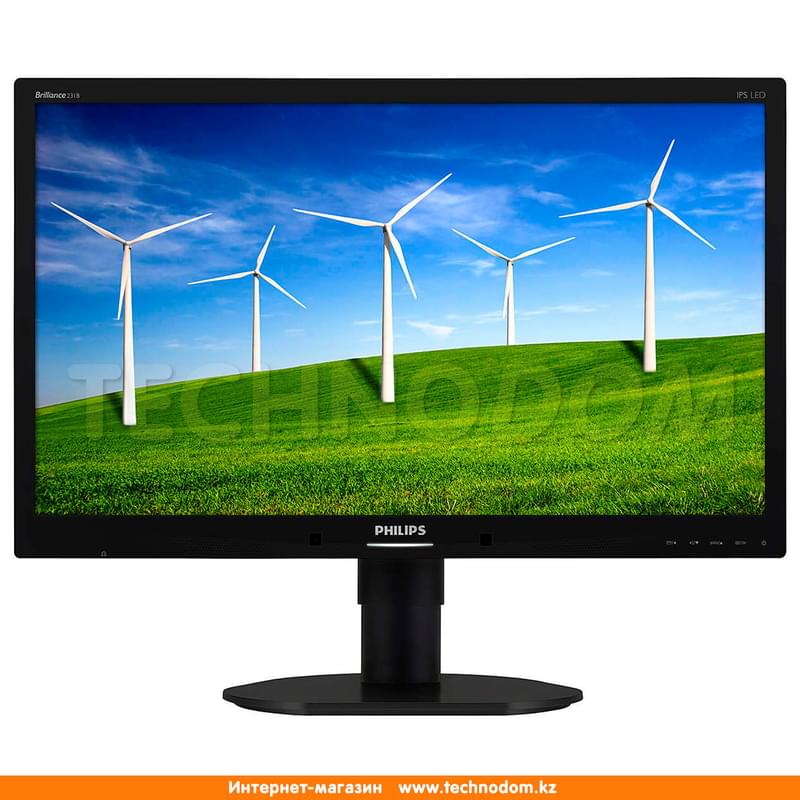 Монитор 23" Philips 231B4QPYCB/00 1920х1080 16:9 IPS 75ГЦ (DVI+DP+VGA) Black - фото #0, Technodom.kz