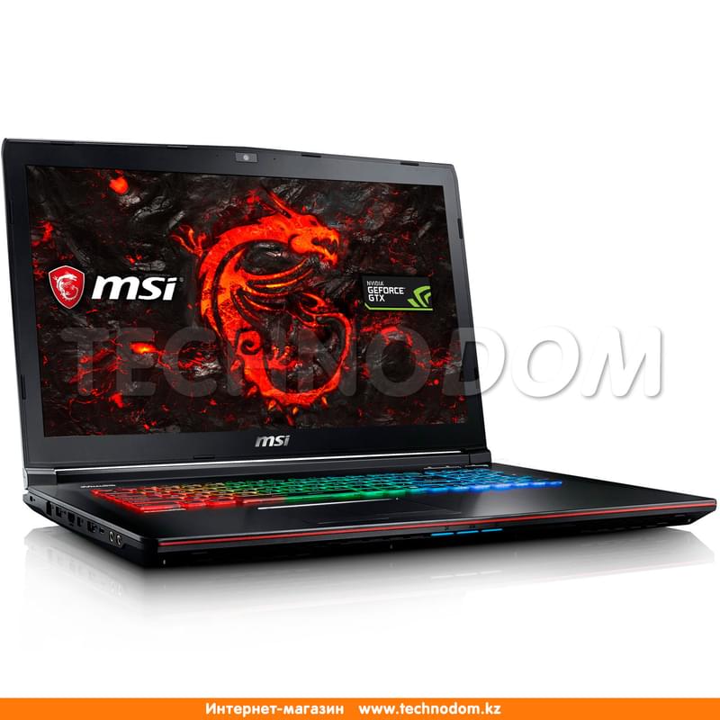 Игровой ноутбук MSI GE72 Apache Pro i7 6700HQ / 8ГБ / 1000HDD / 128SSD / GTX970 3ГБ / 17.3 / Win10 / (228KZ-BB7670H8G1T0DS10SH) - фото #1, Technodom.kz