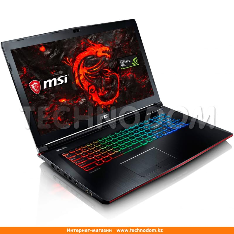 Игровой ноутбук MSI GE72 Apache Pro i7 6700HQ / 8ГБ / 1000HDD / 128SSD / GTX970 3ГБ / 17.3 / Win10 / (228KZ-BB7670H8G1T0DS10SH) - фото #2, Technodom.kz