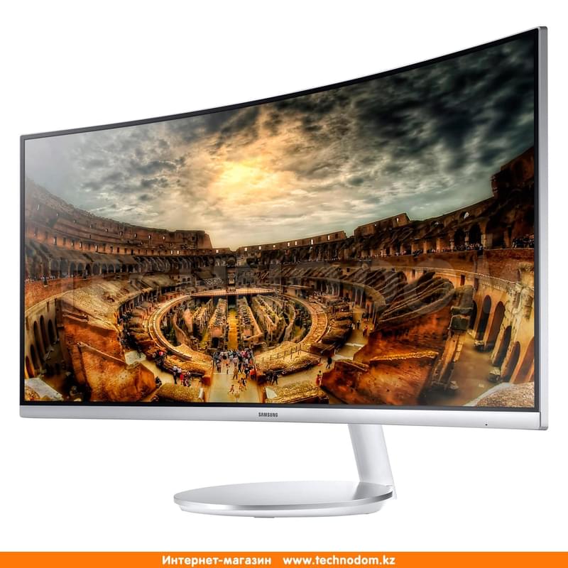 Монитор 34" Samsung LC34F791WQIXCI 3440х1440 21:9 VA 100ГЦ (2HDMI+DP)  Curved White - фото #3, Technodom.kz