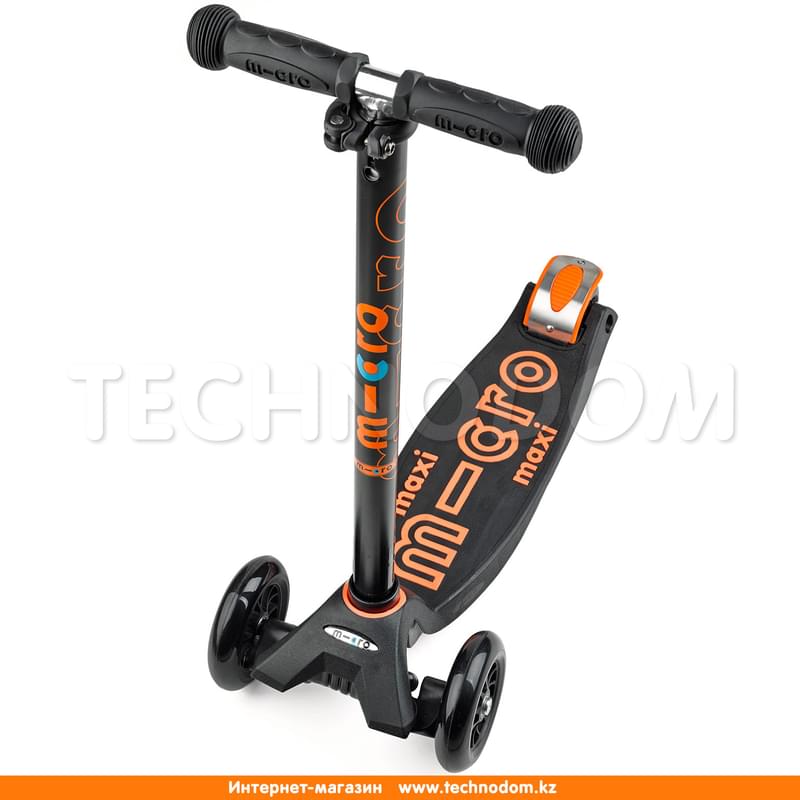 Самокат Micro Maxi black deluxe MMD020 - фото #0, Technodom.kz