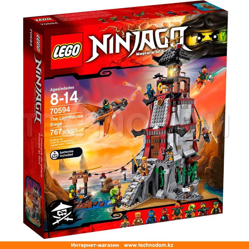 Дет. Конструктор Lego Ninjago, Осада маяка (70594) - фото #0, Technodom.kz