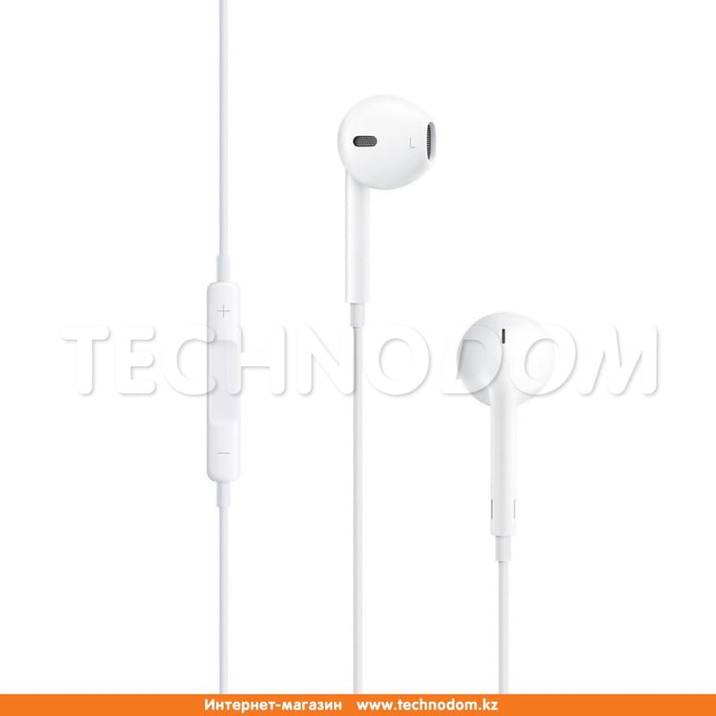 Наушники Вставные Apple EarPods with 3.5mm Headphone Plug (MNHF2ZMA) - фото #0, Technodom.kz