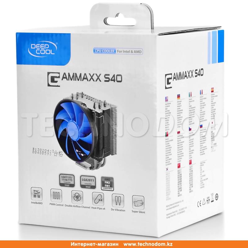 Кулер для CPU Deepcool GAMMAXX S40 (DP-MCH4N-GMS40) - фото #3, Technodom.kz