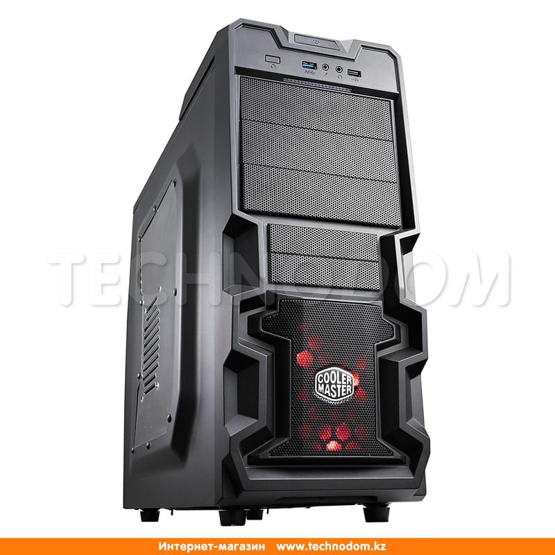 ПК корпус Cooler Master ATX Mid Tower, USB 3.0/2.0, HD-Audio+Mic (RC-K380-KWN1) - фото #0, Technodom.kz