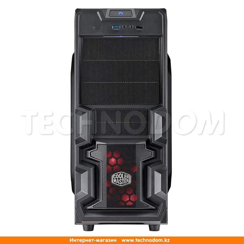 ПК корпус Cooler Master ATX Mid Tower, USB 3.0/2.0, HD-Audio+Mic (RC-K380-KWN1) - фото #1, Technodom.kz