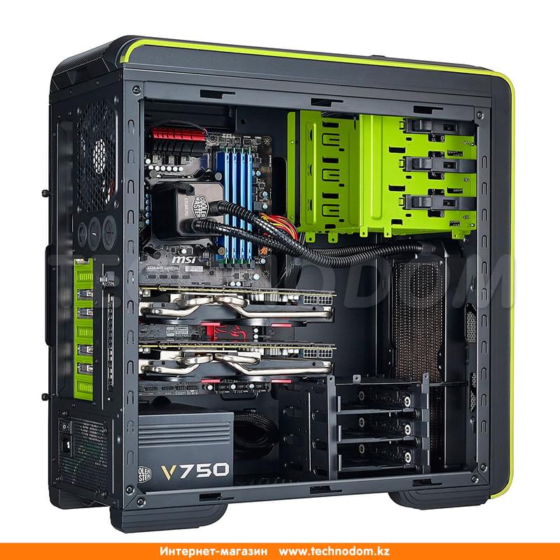 ПК корпус Cooler Master CM 690 III MidTower, Black ATX (CMS-693-GWN1) - фото #6, Technodom.kz