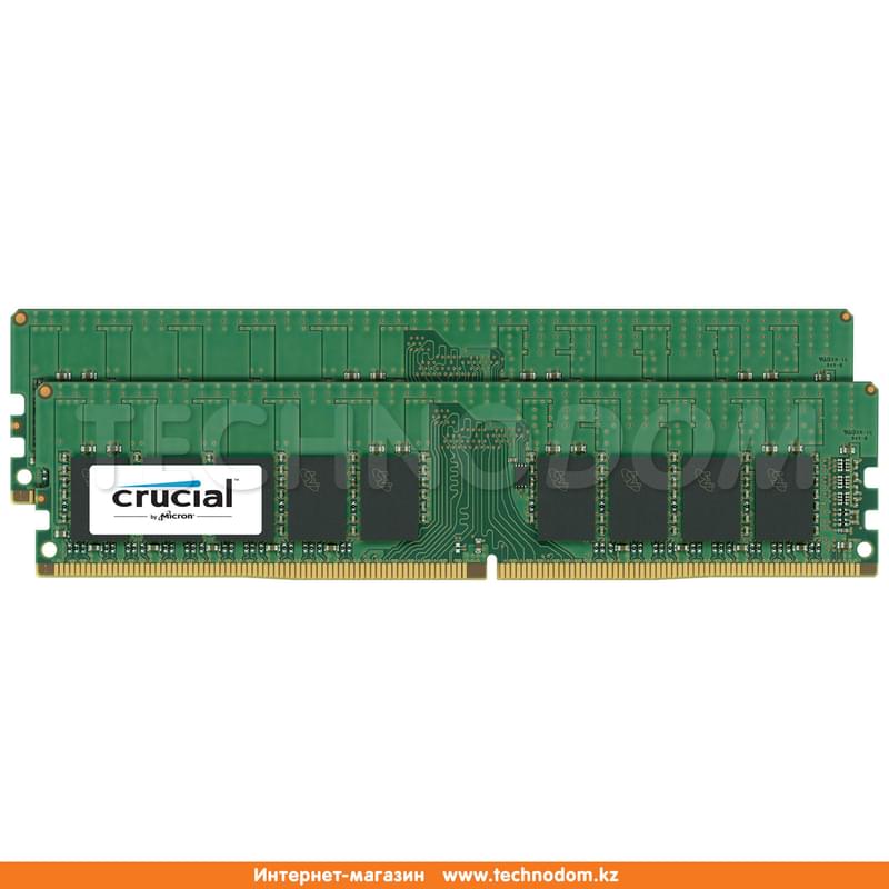 Оперативная память DDR4 DIMM 32GB (16GBx2)/2133MHz PC4-17000 Crucial Kit (CT2K16G4WFD8213) - фото #0, Technodom.kz