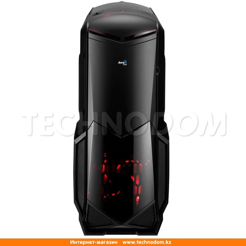 ПК корпус Aerocool ATX, Micro ATX, USB 3.0/2*2.0, Кардридер SD/microSD, HD-Audio+Mic (BattleHawk Black) - фото #0, Technodom.kz