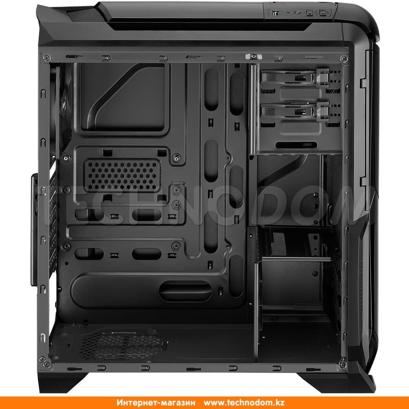 ПК корпус Aerocool ATX, Micro ATX, USB 3.0/2*2.0, Кардридер SD/microSD, HD-Audio+Mic (BattleHawk Black) - фото #8, Technodom.kz