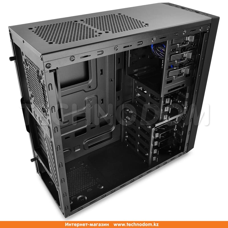ПК корпус Deepcool TESSERACT ATX, Micro ATX, USB 3.0/2.0, HD-Audio+Mic (DP-CCATX-TSRBFBK) - фото #3, Technodom.kz