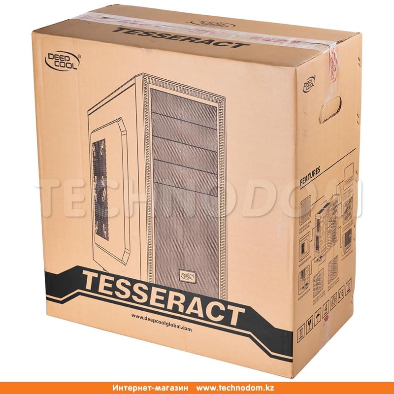 ПК корпус Deepcool TESSERACT ATX, Micro ATX, USB 3.0/2.0, HD-Audio+Mic (DP-CCATX-TSRBFBK) - фото #4, Technodom.kz