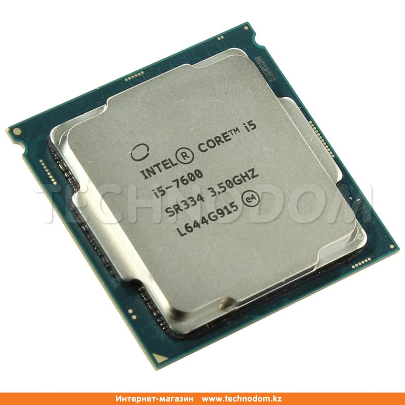 Процессор Intel Core i5-7600 (C4/T4, 6M Cache, 3.5 up to 4.1GHz) LGA1151 OEM - фото #0, Technodom.kz