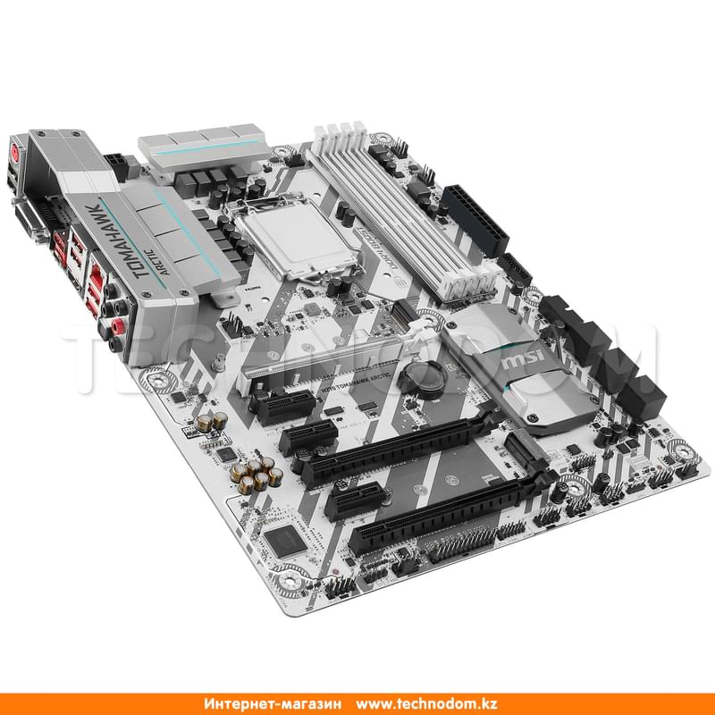 Материнская плата MSI H270 Tomahawk Arctic LGA1151 4DDR4 PCI-E 3x16 3x1 (HDMI+DVI-D) ATX - фото #1, Technodom.kz