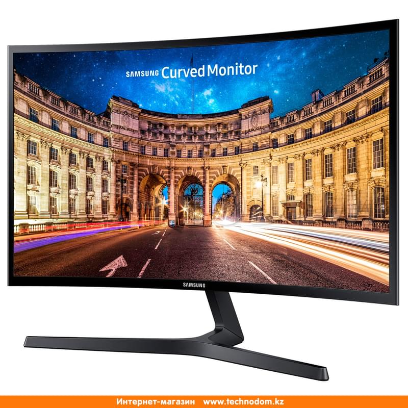 Монитор 24" Samsung LC24F396FHIX/CI 1920х1080 16:9 VA 60ГЦ (HDMI+VGA) Curved Black - фото #3, Technodom.kz