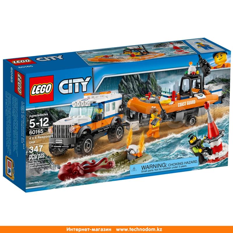 Дет. Конструктор Lego City, Внедорожник 4х4 команды быстрого реагирования (60165) - фото #0, Technodom.kz