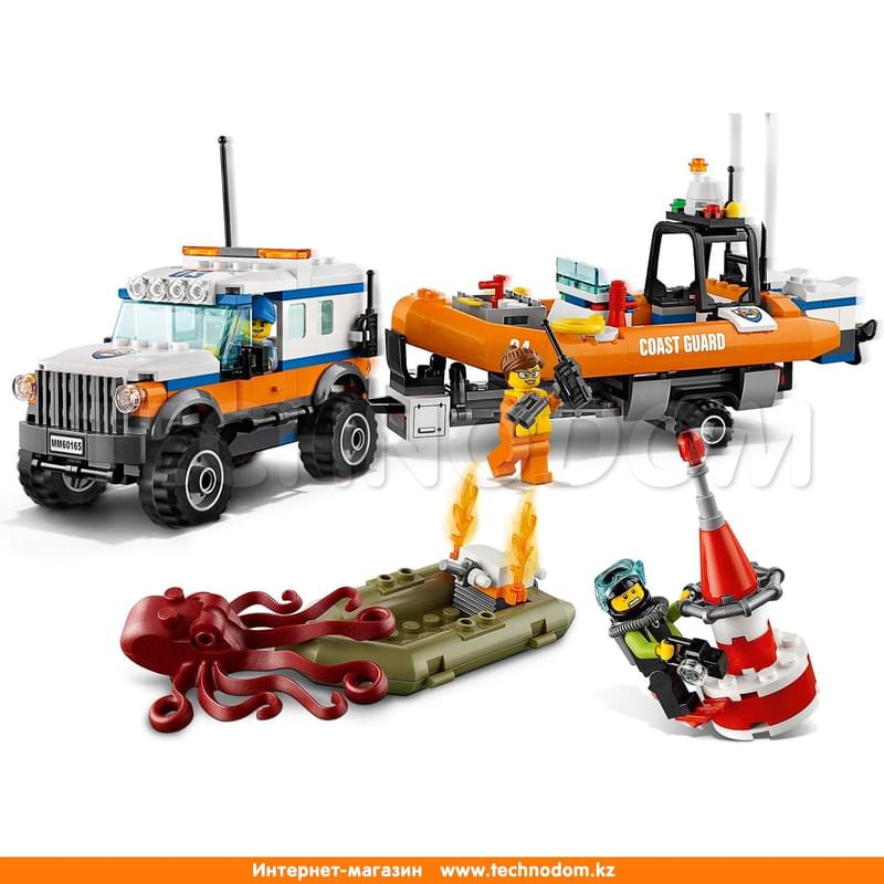 Дет. Конструктор Lego City, Внедорожник 4х4 команды быстрого реагирования (60165) - фото #4, Technodom.kz