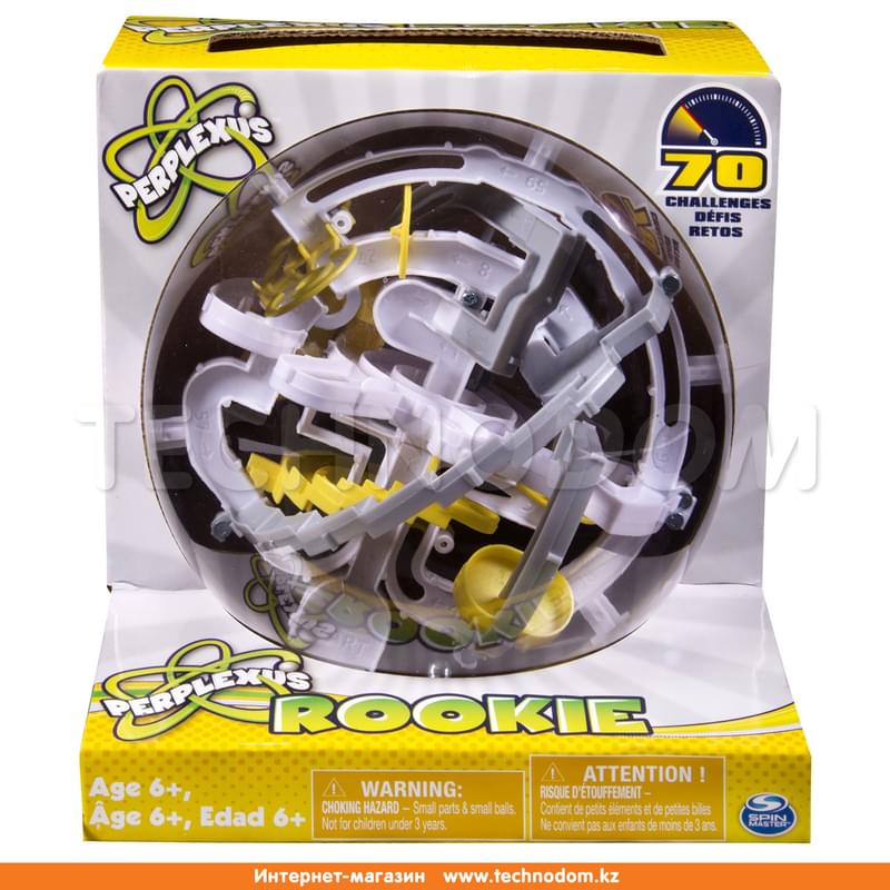 Игра головоломка Spin Master, Perplexus Rookie, 70 барьеров 34176 - фото #0, Technodom.kz
