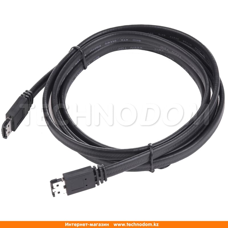 Интерфейсный кабель, E-SATA, 1 м., Чёрный - фото #0, Technodom.kz
